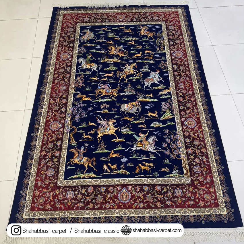 فرش ماشینی شکارگاه