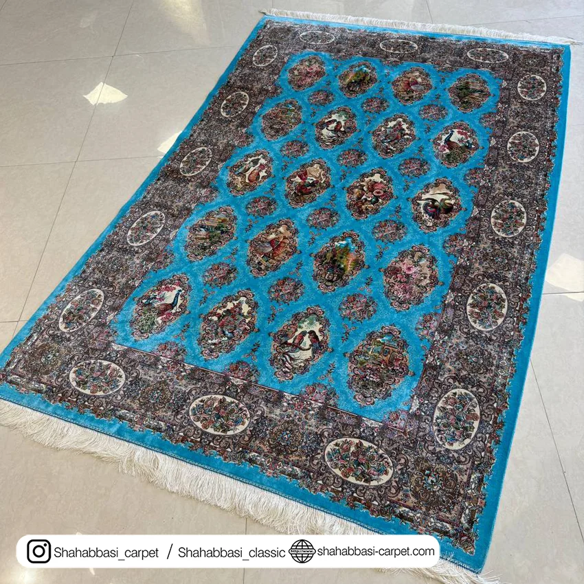 فرش آبی