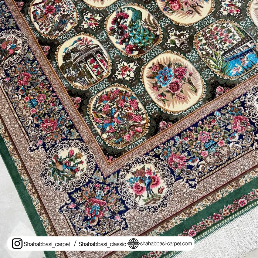 فرش سبز ماشینی